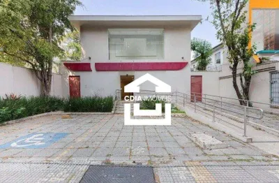 Casa comercial para venda e locação, com 13 salas, 9 banheiros e 3 vagas de garagem, localizado em pinheiros.