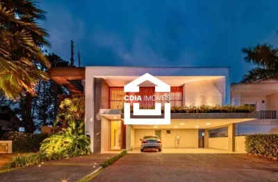 Casa com 4 dormitórios à venda, 665 m² por r$ 13.500.000 - alphaville 10 - santana de parnaíba/sp