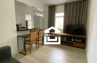 Apartamento reformado e mobiliado com 1 dormitório à venda, 41 m² - itaim - são paulo/sp
