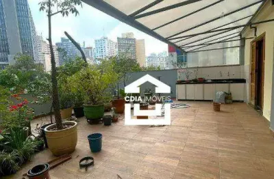 Apartamento garden com 3 dormitórios à venda, 152 m² por r$ 1.900.000,00 - bela vista - são paulo/sp