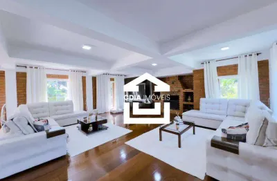 Casa com 7 dormitórios, 492 m² - venda por r$ 4.500.000 ou aluguel por r$ 25.578/mês - chácaras dos lagos - cotia/sp