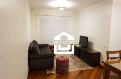Apartamento para locação com 2 dormitórios sendo 1 suíte, 2 banheiros e 1 vaga, localizado no Jardim Paulista.