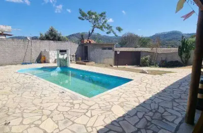 Chácara com 4 dormitórios à venda, 700 m² por r$ 390.000,00 - ponte alta - nazaré paulista/sp