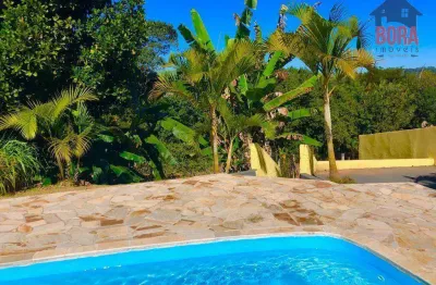 Chácara com 2 dormitórios à venda, 1500 m² por r$ 610.000,00 - estância san remo - atibaia/sp