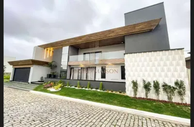 Casa moderna de alto padrão a venda na nova são pedro com 280m² e 3 suítes