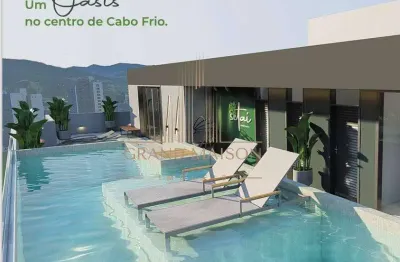 Flat com 1 quarto à venda na rua raul veiga, centro, cabo frio por r$ 355.138