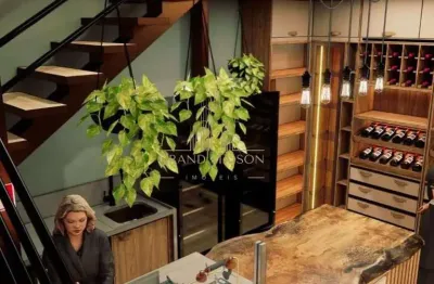 Ponto comercial a venda montado com mezanino, móveis planejados e todo mobiliário.