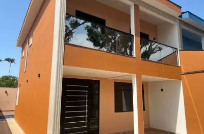 Sobrado com 3 dormitórios à venda, 126 m² por r$ 730.000,00 - jardim suarão - itanhaem/sp