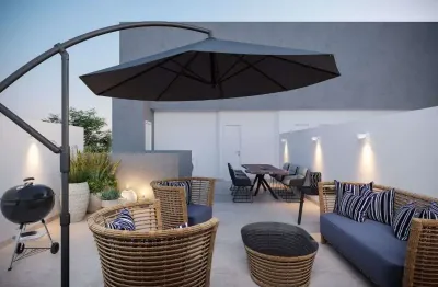 Cobertura com 2 dormitórios à venda, 65 m² por r$ 410.000,00 - vila guiomar - santo andré/sp