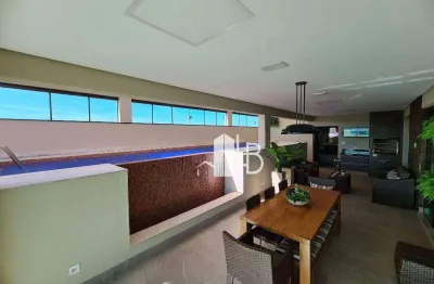 Cobertura com 4 suítes sendo 1 master com hidromassagem à venda, 602 m² por r$ 4.200.000 - aparecida - uberlândia/mg