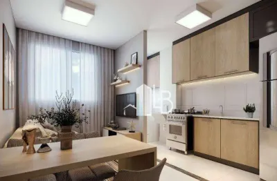 Apartamento com 2 dormitórios à venda, 40 m² por r$ 339.990,00 - gávea sul - uberlândia/mg