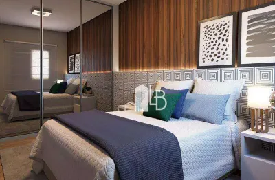 Apartamento com 2 dormitórios à venda, 51 m² por r$ 328.500,00 - gávea sul - uberlândia/mg