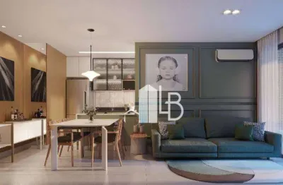 Apartamento com 2 dormitórios à venda, 77 m² por r$ 812.693,79 - jardim sul - uberlândia/mg