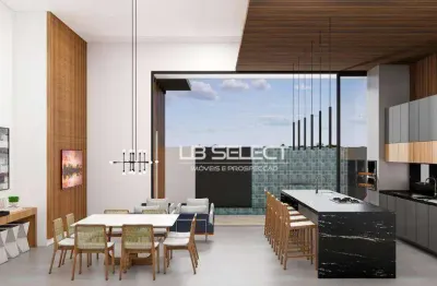 Casa no condomínio arts com três quartos e área gourmet completa.
