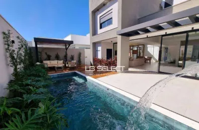 Casa com 3 dormitórios à venda, 260 m² por r$ 2.500.000,00 - condomínio reserva dos ipês - uberlândia/mg