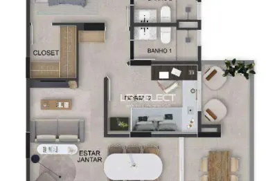 Apartamento com 2 dormitórios à venda, 82 m² por r$ 846.508,44 - gávea - uberlândia/mg