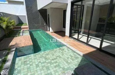 Casa no condomínio alphaville i com três suíte e área gourmet completa.