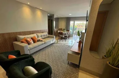 Apartamento com 3 dormitórios à venda, 86 m² por r$ 790.000,00 - tibery - uberlândia/mg