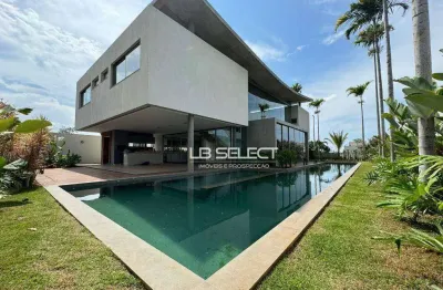 Casa com 4 dormitórios à venda, 590 m² por r$ 7.500.000,00 - condomínio solares da gávea - uberlândia/mg