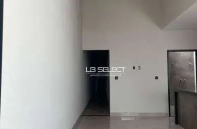 Casa com três quartos, sendo uma suíte, cozinha com área goumet e  garagem para dois carros.