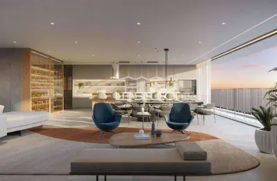 Apartamento com 4 dormitórios à venda, 281 m² por r$ 3.246.557,64 - gávea - uberlândia/mg