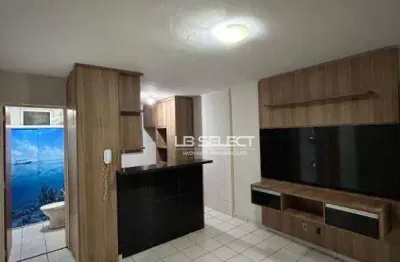 Apartamento no bairro são jorge com dois quartos, banheiro e uma vaga de garagem coberta.