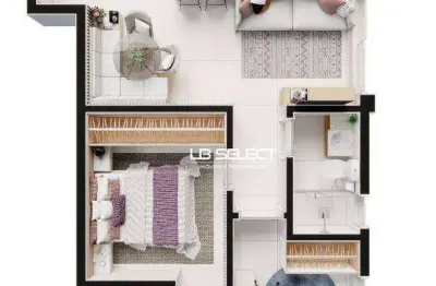 Apartamento com 2 dormitórios à venda, 51 m² por r$ 396.000,00 - santa mônica - uberlândia/mg