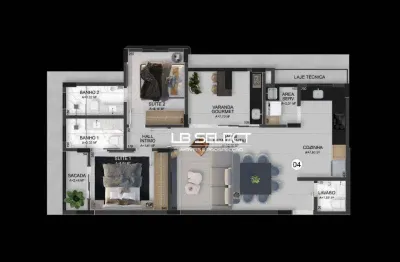 Apartamento com 2 quartos à venda na Rua Antônio Salviano de Rezende, 877, Santa Mônica, Uberlândia