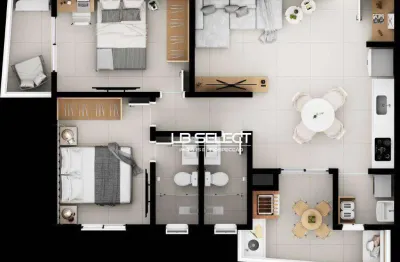 Apartamento com 2 quartos à venda na Rua João Velasco de Andrade, 455, Santa Mônica, Uberlândia