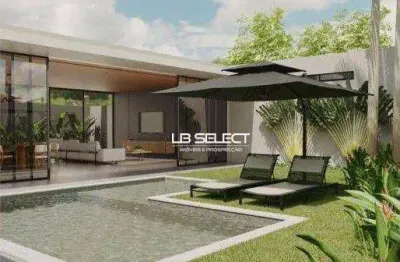 Casa no condomínio gávea hill 2 com quatro suítes e área gourmet completa.