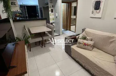 Apartamento no bairro tubalina com dois quartos, sendo uma suíte e uma vaga de garagem.