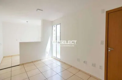 Apartamento no bairro jardim holanda com dois quartos e uma vaga de garagem.