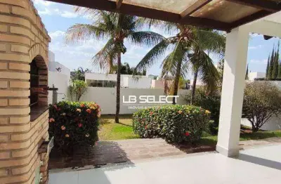 Casa no condomínio gávea paradiso com quatro quatros, duas suítes e varanda gourmet.