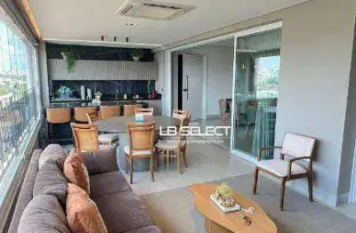 Apartamento no bairro morada da colina com três suítes e ampla área gourmet.