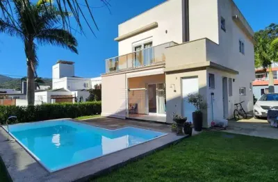 Casa com 4 quartos à venda no cachoeira do bom jesus, florianópolis , 201 m2 por r$ 2.100.000