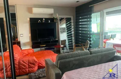 Apartamento com 1 dormitório para alugar, 55 m² por r$ 7.500,00/mês - anália franco - são paulo/sp