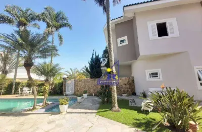 Sobrado com 4 dormitórios à venda, 439 m² por r$ 4.000.000,00 - aruã - mogi das cruzes/sp
