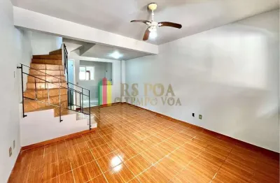 Casa em condomínio fechado com 2 quartos à venda na rua treze de maio, 630, rio branco, canoas por r$ 225.000