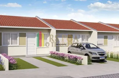 Casa em condomínio fechado com 2 quartos à venda na paissandu, 301, piratini, alvorada por r$ 251.200