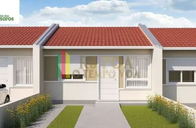 Casa em condomínio fechado com 2 quartos à venda na paissandu, 301, piratini, alvorada por r$ 225.000