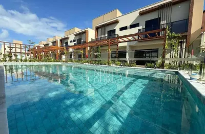 Casa tipo dulplex pronta para morar em condomínio a 50mts do mar - 3 quartos - lazer completo-ponta de campina /joão pessoa/ cabedelo pb