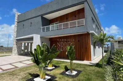 Casa com 4 dormitórios à venda, 360 m² por r$ 2.990.000,00 - ponta de campina - cabedelo/pb