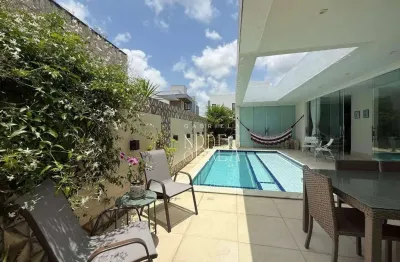 Casa térrea, 3 suítes + dce, área de lazer- condomínio alphaville paraíba - r$ 1.320.000,00