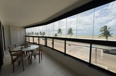 Apartamento frente mar porteira fechada com 2 quartos na praia de intermares