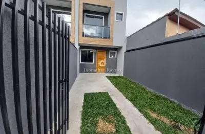 Casa com 3 quartos à venda na rua doutor jair lima gevaerd, sítio cercado, curitiba, 88 m2 por r$ 465.000