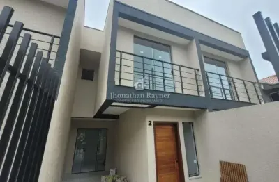 Casa com 2 quartos à venda na rua ana sofia ribeiro, sítio cercado, curitiba, 56 m2 por r$ 350.000