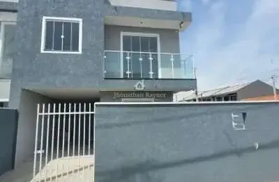 Casa com 3 quartos à venda na rua desembargador joão josé arruda júnior, sítio cercado, curitiba, 94 m2 por r$ 459.000