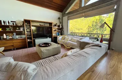 Casa em condomínio fechado com 6 quartos à venda na estrada antônio carvalho ventura, km 4, albuquerque, teresópolis, 435 m2 por r$ 4.500.000