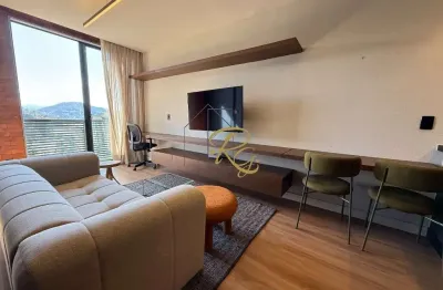 Apartamento com 1 quarto para alugar na rua adhemar rizzi lippi, 1522, alto, teresópolis, 46 m2 por r$ 3.000