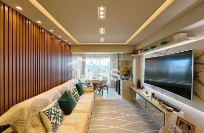 Excelente apartamento mobiliado no blue home resort, localizado na avenida t-3.